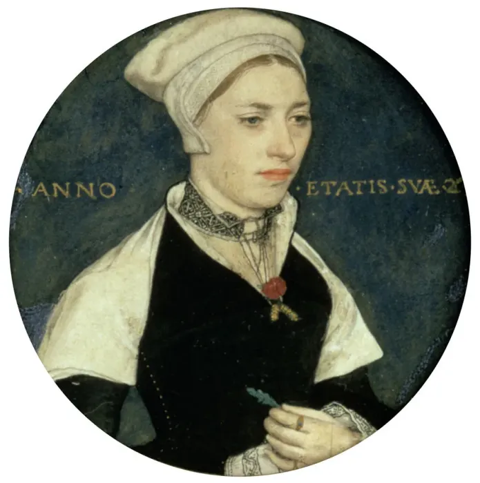 Framed Print : Portrait of Mrs Pemberton, c1535. Artist: Hans Holbein the Younger Framed Print : Portrait of Mrs Pemberton, c1535. Artist: Hans Holbein the Younger