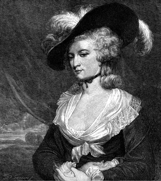 Framed Print : Portrait of Mrs. Robinson, by Sir Joshua Reynolds, 1872. Creator: William Biscombe Gardner Framed Print : Portrait of Mrs. Robinson, by Sir Joshua Reynolds, 1872. Creator: William Biscombe Gardner