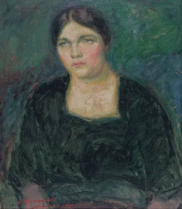 Framed Print : Portrait of Mrs. Rydeng, 1913. Creator: Jalmari Ruokokoski Framed Print : Portrait of Mrs. Rydeng, 1913. Creator: Jalmari Ruokokoski