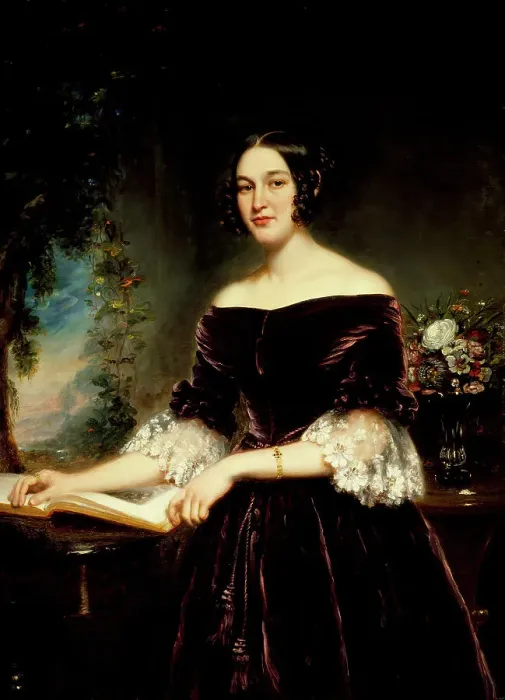 Framed Print : Portrait of Mrs. Sackett, 1839. Creator: Samuel Lovett Waldo Framed Print : Portrait of Mrs. Sackett, 1839. Creator: Samuel Lovett Waldo