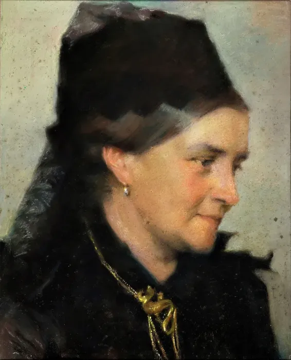 Framed Print : Portrait of Mrs. V. Heise, born Hage (1838-1912), n.d. c1880. Creator: Frans Schwartz Framed Print : Portrait of Mrs. V. Heise, born Hage (1838-1912), n.d. c1880. Creator: Frans Schwartz