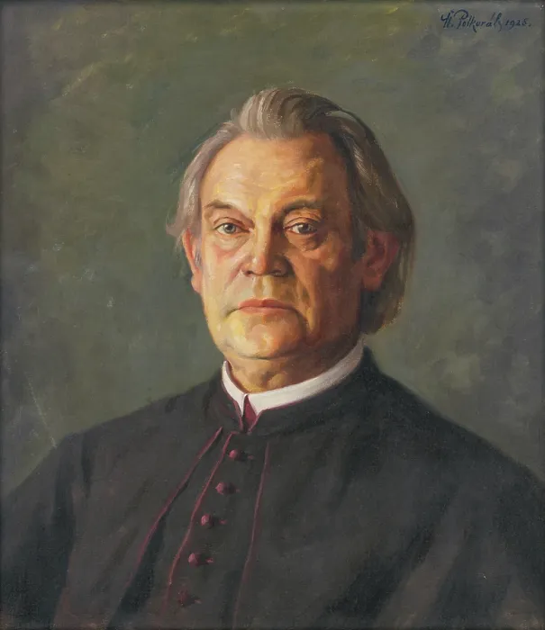 Framed Print : Portrait of Msgr. Koliska, 1928. Creator: Stefan Polkorab Framed Print : Portrait of Msgr. Koliska, 1928. Creator: Stefan Polkorab