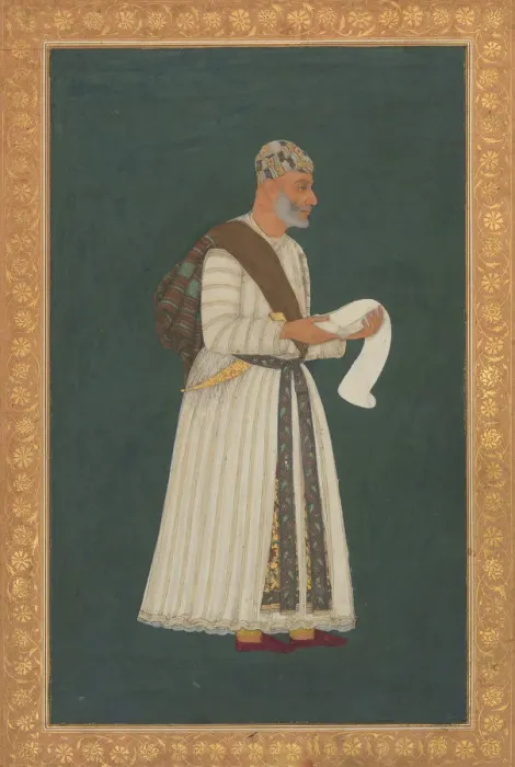 Framed Print : Portrait of Mulla Muhammad Khan Vali of Bijapur, Folio from the Shah Jahan Album Framed Print : Portrait of Mulla Muhammad Khan Vali of Bijapur, Folio from the Shah Jahan Album