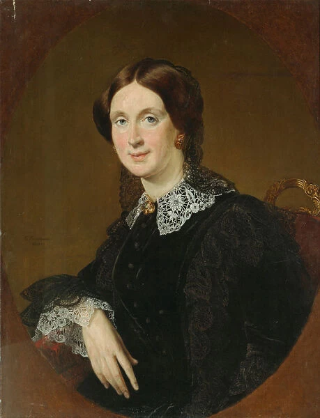 Portrait of N. I. Panina, 1855. Artist: Tropinin, Vasili Andreyevich (1776-1857)