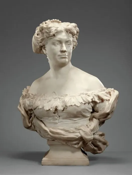 Framed Print : Portrait of Nadine Dumas (Madame Alexandre Dumas Fils 1827-1875), 1873-1875. Creator: Jean-Baptiste Carpeaux Framed Print : Portrait of Nadine Dumas (Madame Alexandre Dumas Fils 1827-1875), 1873-1875. Creator: Jean-Baptiste Carpeaux