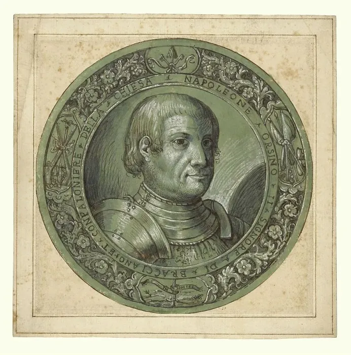 Framed Print : Portrait of Napoleone Orsini II, about 1619. Creator: Giovanni Campagna Framed Print : Portrait of Napoleone Orsini II, about 1619. Creator: Giovanni Campagna