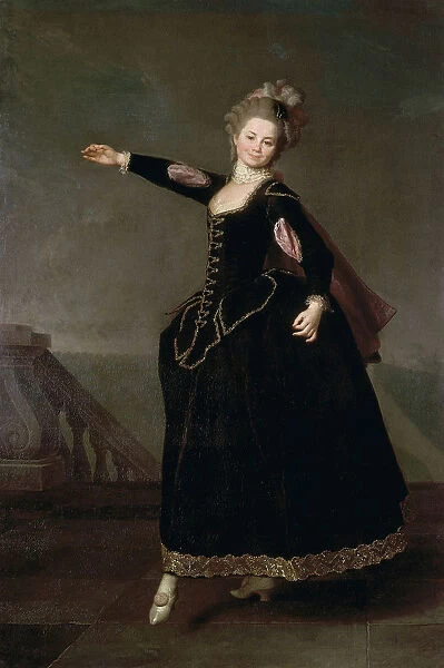 Portrait of Natalia Semenovna Borshcheva (1758-1843), 1776. Artist: Levitsky, Dmitri Grigorievich (1735-1822)