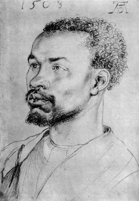 Framed Print : Portrait of a Negro, 1508, (1936). Artist: Albrecht Durer Framed Print : Portrait of a Negro, 1508, (1936). Artist: Albrecht Durer