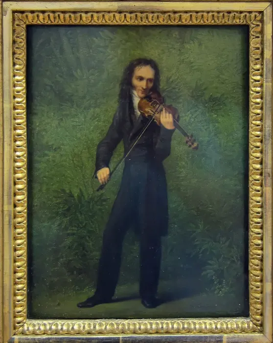 Framed Print : Portrait of Niccolo Paganini (1782-1840), 1830-1831. Artist: Kersting, Georg Friedrich (1785-1847) Framed Print : Portrait of Niccolo Paganini (1782-1840), 1830-1831. Artist: Kersting, Georg Friedrich (1785-1847)