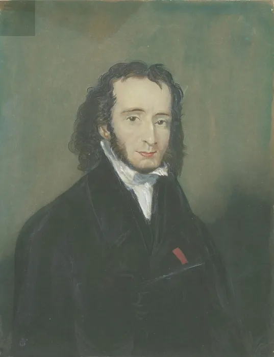 Framed Print : Portrait of Niccolo Paganini (1782-1840), First quarter of 19th century. Creator: Anonymous Framed Print : Portrait of Niccolo Paganini (1782-1840), First quarter of 19th century. Creator: Anonymous