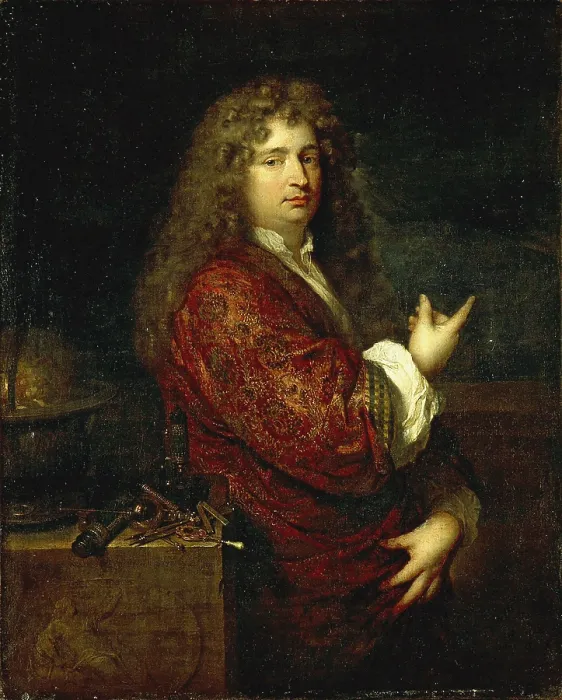 Framed Print : Portrait of Nicolaas Hartsoeker (1656-1725), c1682. Creator: Netscher, Caspar (1639-1684) Framed Print : Portrait of Nicolaas Hartsoeker (1656-1725), c1682. Creator: Netscher, Caspar (1639-1684)