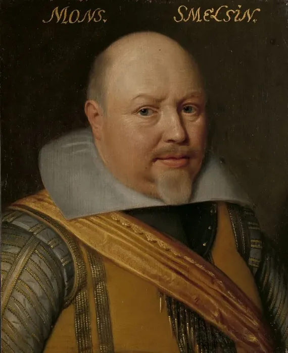 Framed Print : Portrait of Nicolaas Schmelzing (1561-1629), c.1609-c.1633. Creator: Workshop of Michiel Jansz van Mierevelt Framed Print : Portrait of Nicolaas Schmelzing (1561-1629), c.1609-c.1633. Creator: Workshop of Michiel Jansz van Mierevelt
