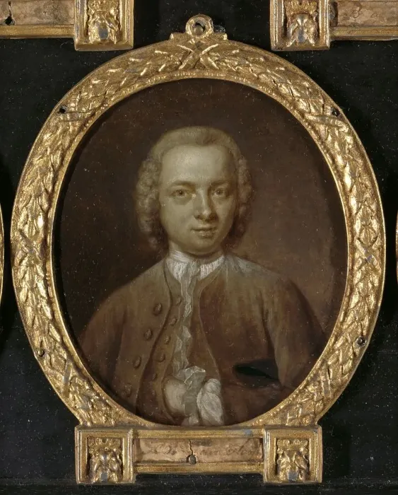 Framed Print : Portrait of Nicolaas Willem op den Hooff, Physician and Translator in Amsterdam, 1732-1771. Creator: Jan Maurits Quinkhard Framed Print : Portrait of Nicolaas Willem op den Hooff, Physician and Translator in Amsterdam, 1732-1771. Creator: Jan Maurits Quinkhard