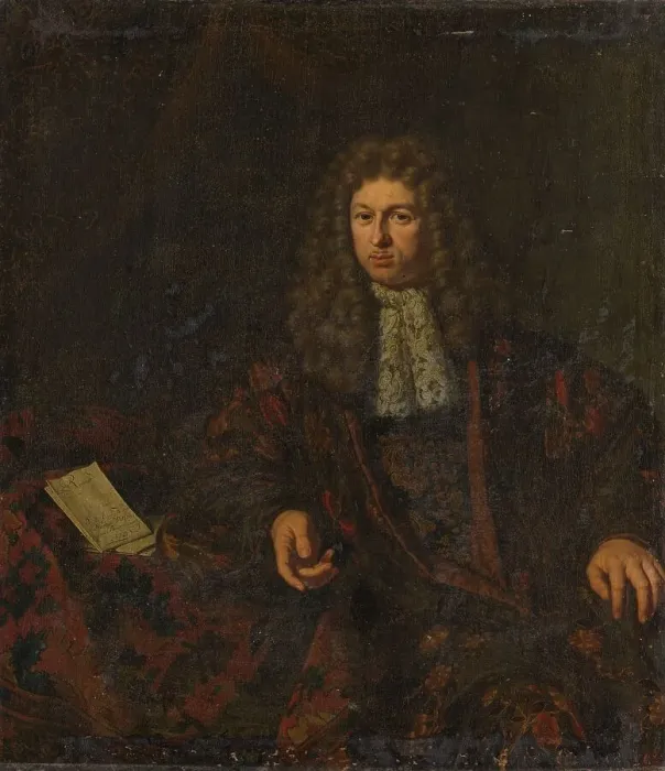 Framed Print : Portrait of Nicolaes Witsen (1641-1717), 1688. Creator: Michiel van Musscher Framed Print : Portrait of Nicolaes Witsen (1641-1717), 1688. Creator: Michiel van Musscher