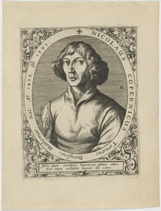 Framed Print : Portrait of Nicolaus Copernicus (1473-1543), 1598. Creator: Anonymous Framed Print : Portrait of Nicolaus Copernicus (1473-1543), 1598. Creator: Anonymous