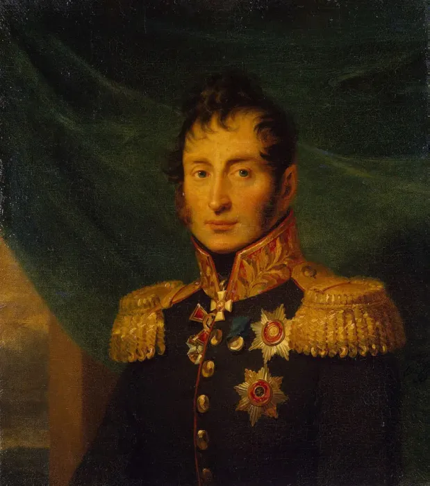 Framed Print : Portrait of Nikolai Alexeyevich Tuchkov (1765-1812), before 1825. Artist: Dawe, George (1781-1829) Framed Print : Portrait of Nikolai Alexeyevich Tuchkov (1765-1812), before 1825. Artist: Dawe, George (1781-1829)