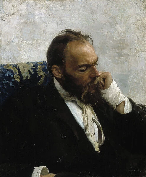 Portrait of Nikolai Murashko (1844-1909), 1882. Creator: Repin