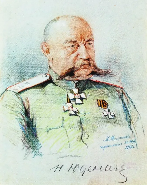 Framed Print : Portrait of Nikolai Nikolayevich Yudenich (1862-1933), 1916. Creator: Misernjuk, Michail Jakowlewitsch (around 1880-nach 1929) Framed Print : Portrait of Nikolai Nikolayevich Yudenich (1862-1933), 1916. Creator: Misernjuk, Michail Jakowlewitsch (around 1880-nach 1929)