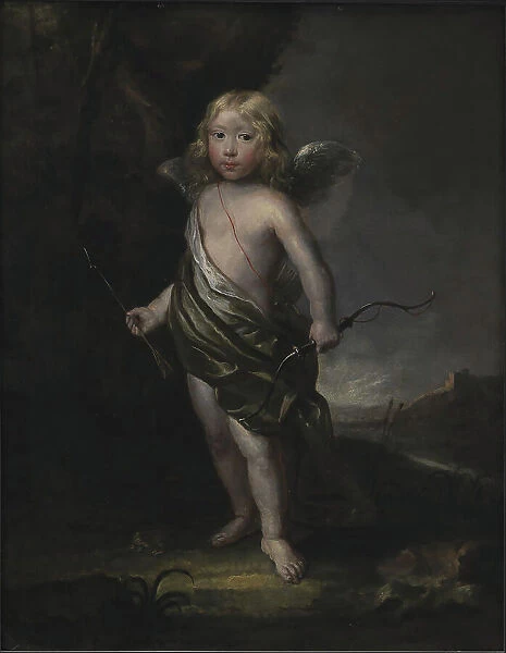 Portrait of a Noble Boy in Cupid's Costume, 1625-1682. Creator: Abraham Wuchters