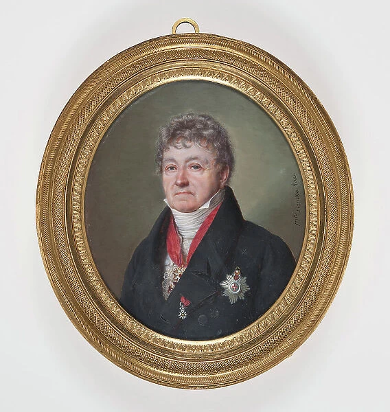 Portrait of a noble man, early 19th century. Creator: Lizinska de Mirbel