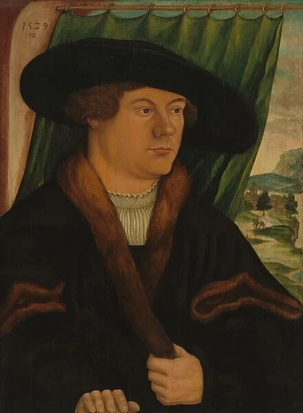 Portrait of a Nobleman, 1529. Creator: Nicolaus Kremer
