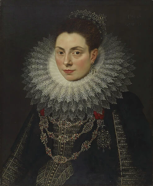 Portrait of a Noblewoman, 1617. Creator: Unknown