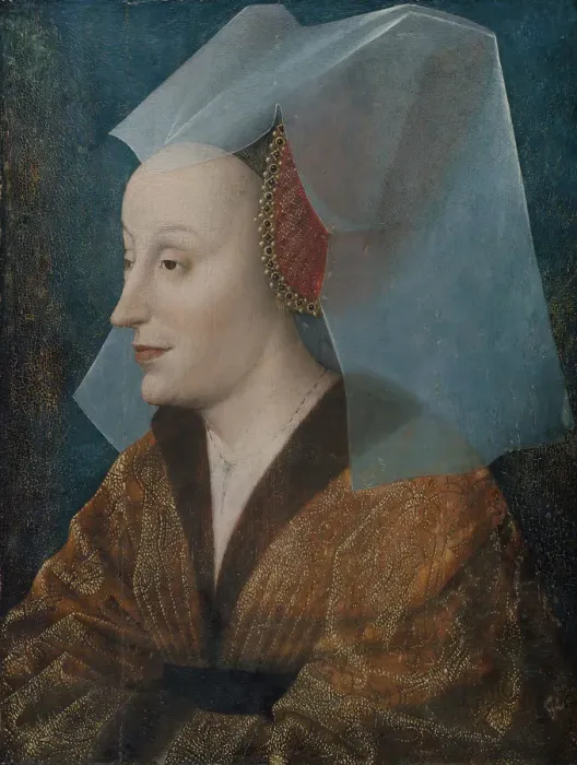 Framed Print : Portrait of a Noblewoman, Probably Isabella of Portugal (1397-1472). Creator: Netherlandish Framed Print : Portrait of a Noblewoman, Probably Isabella of Portugal (1397-1472). Creator: Netherlandish