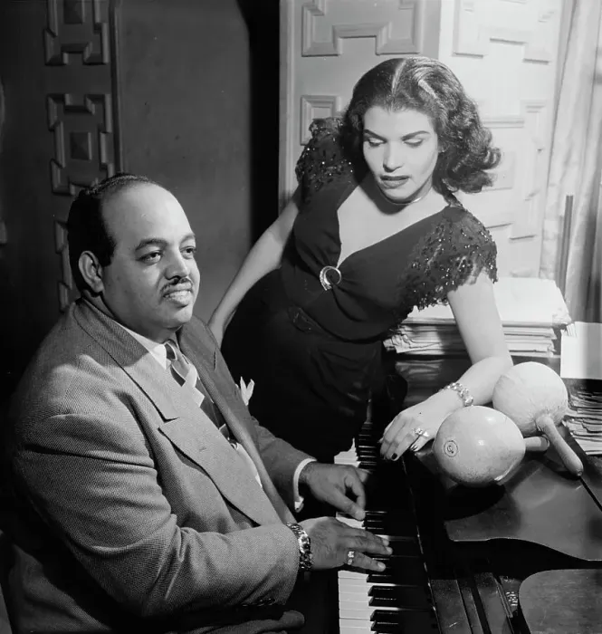 Framed Print : Portrait of Noro Morales, Glen Island Casino, New York, N.Y. ca. July 1947. Creator: William Paul Gottlieb Framed Print : Portrait of Noro Morales, Glen Island Casino, New York, N.Y. ca. July 1947. Creator: William Paul Gottlieb