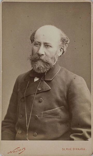 Portrait of Octave Feuillet (1821-1890). Creator: Photo studio Nadar