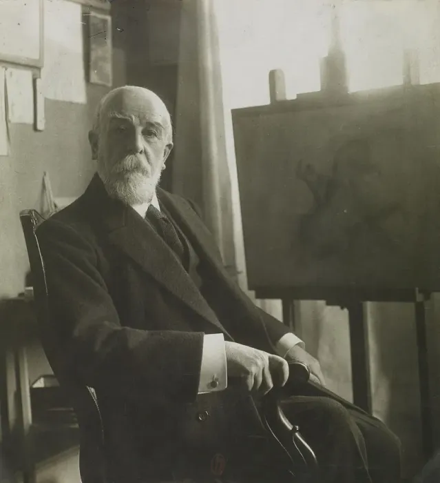 Framed Print : Portrait of Odilon Redon (1840-1916), 1913. Creator: Anonymous Framed Print : Portrait of Odilon Redon (1840-1916), 1913. Creator: Anonymous
