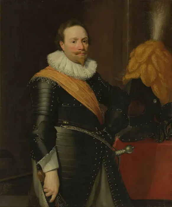 Framed Print : Portrait of an Officer, 1621. Creators: Jan Anthonisz van Ravesteyn, Workshop of Jan Antonisz van Ravesteyn Framed Print : Portrait of an Officer, 1621. Creators: Jan Anthonisz van Ravesteyn, Workshop of Jan Antonisz van Ravesteyn