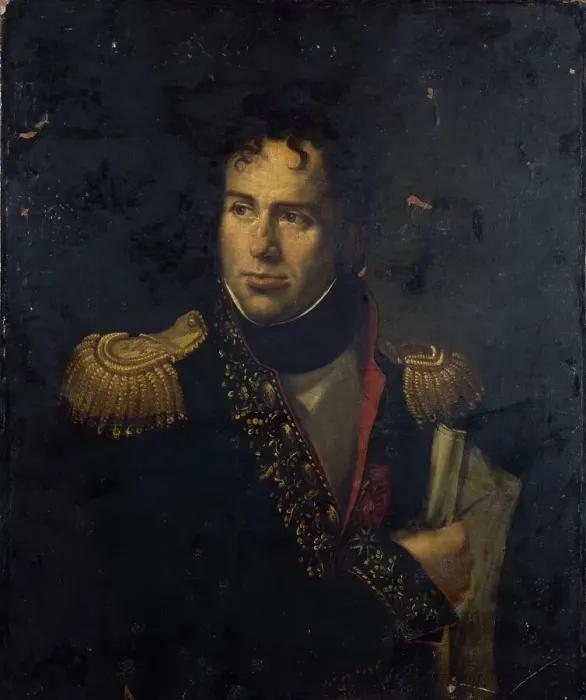Framed Print : Portrait of an officer, 1798. Creator: Unknown Framed Print : Portrait of an officer, 1798. Creator: Unknown