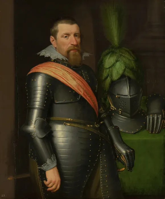Framed Print : Portrait of an Officer, c1610s. Creator: Jan Anthonisz van Ravesteyn Framed Print : Portrait of an Officer, c1610s. Creator: Jan Anthonisz van Ravesteyn