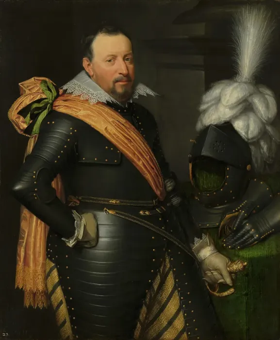 Framed Print : Portrait of an Officer, possibly Adolf van Meetkerken (d. 1625), c1610s. Creator: Jan Anthonisz van Ravesteyn Framed Print : Portrait of an Officer, possibly Adolf van Meetkerken (d. 1625), c1610s. Creator: Jan Anthonisz van Ravesteyn
