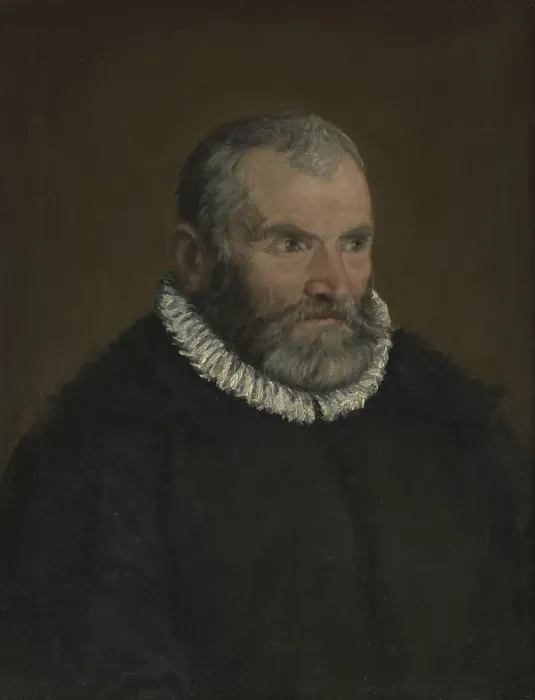 Framed Print : Portrait of an Old Gentleman, between 1570 and 1579. Creator: Jacopo Bassano il vecchio Framed Print : Portrait of an Old Gentleman, between 1570 and 1579. Creator: Jacopo Bassano il vecchio