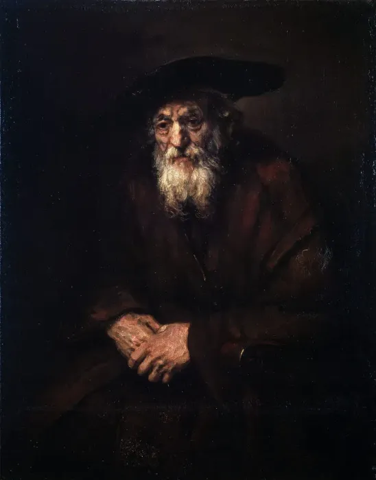 Framed Print : Portrait of an Old Jew, 1654. Artist: Rembrandt Harmensz van Rijn Framed Print : Portrait of an Old Jew, 1654. Artist: Rembrandt Harmensz van Rijn