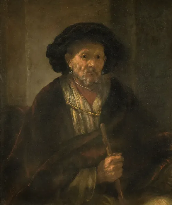 Framed Print : Portrait of an Old Man, 1655. Creator: Rembrandt Harmensz van Rijn Framed Print : Portrait of an Old Man, 1655. Creator: Rembrandt Harmensz van Rijn