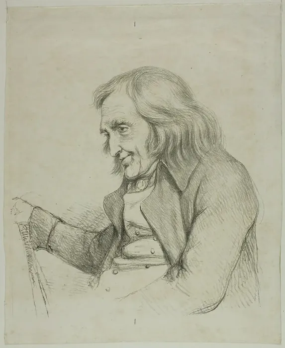 Framed Print : Portrait of an Old Man, 1816. Creator: Vivant Denon Framed Print : Portrait of an Old Man, 1816. Creator: Vivant Denon