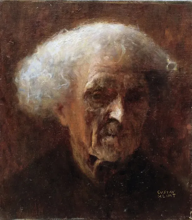 Framed Print : Portrait of an old man, 1896. Creator: Klimt, Gustav (1862-1918) Framed Print : Portrait of an old man, 1896. Creator: Klimt, Gustav (1862-1918)