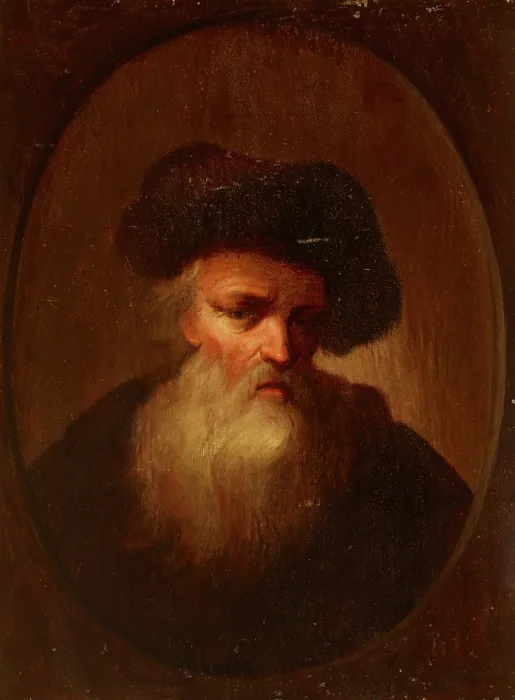 Framed Print : Portrait of an Old Man, 18th century. Creator: Christian Wilhelm Ernst Dietrich Framed Print : Portrait of an Old Man, 18th century. Creator: Christian Wilhelm Ernst Dietrich