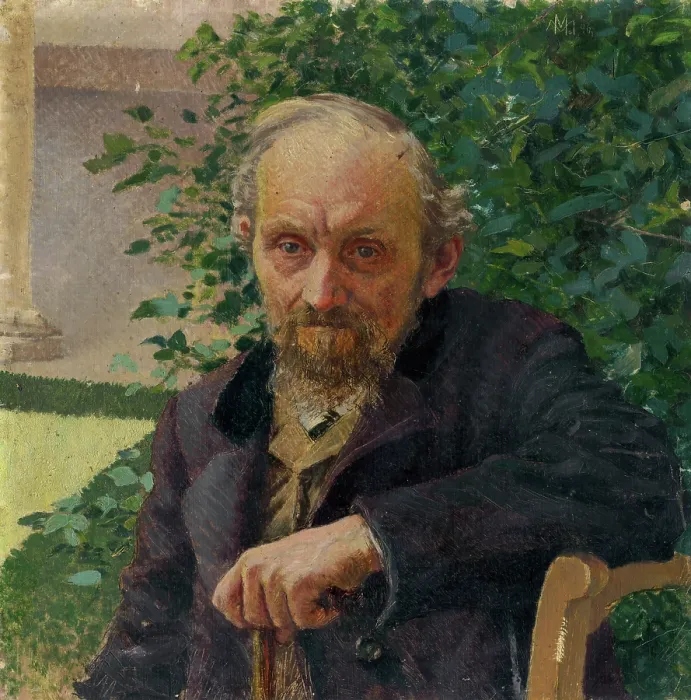 Framed Print : Portrait of an Old Man, around 1900. Creator: Milan Thomka Mitrovsky Framed Print : Portrait of an Old Man, around 1900. Creator: Milan Thomka Mitrovsky