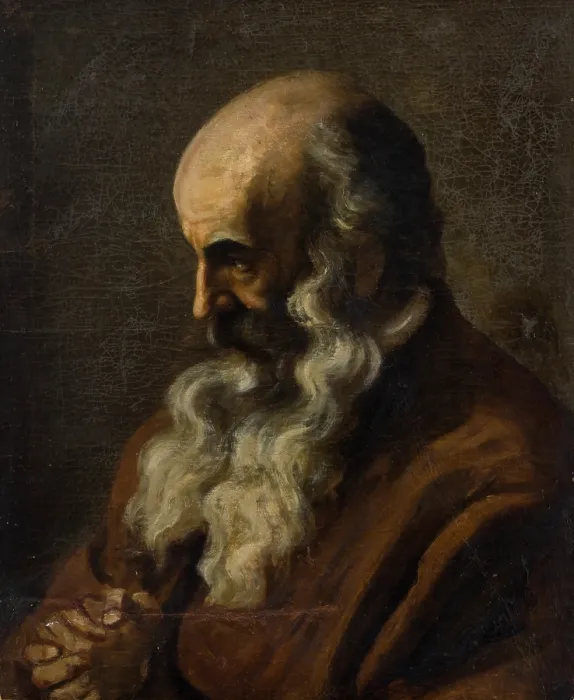 Framed Print : Portrait of an Old Man, c1875. Creator: Unknown Framed Print : Portrait of an Old Man, c1875. Creator: Unknown