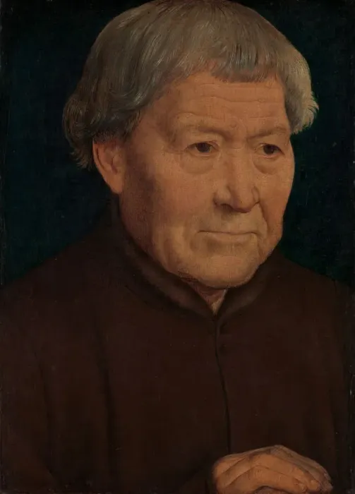 Framed Print : Portrait of an Old Man, ca. 1475. Creator: Hans Memling Framed Print : Portrait of an Old Man, ca. 1475. Creator: Hans Memling