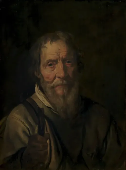 Framed Print : Portrait of an Old Man. Christian Jacobsen Drakenberg (?), 1624-1670. Creator: Karel van Mander III Framed Print : Portrait of an Old Man. Christian Jacobsen Drakenberg (?), 1624-1670. Creator: Karel van Mander III