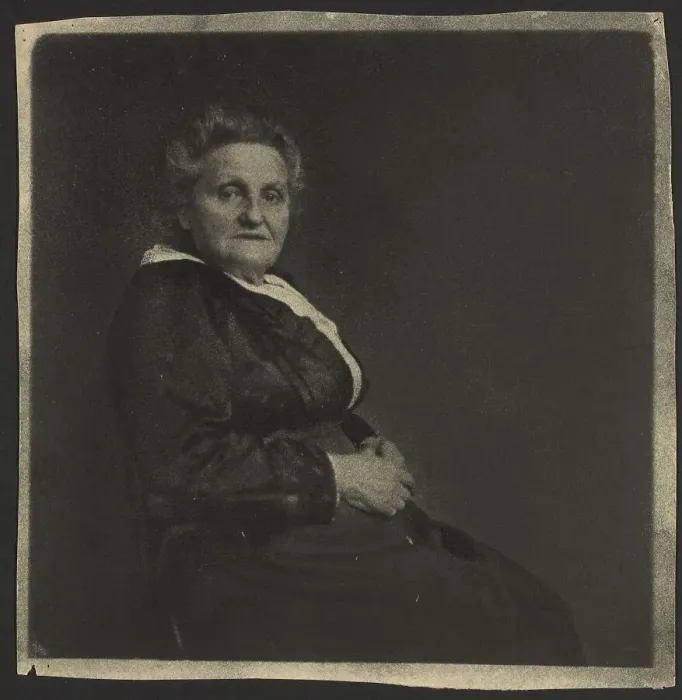 Framed Print : Portrait of an older woman, about 1915-1920. Creator: Gunther Krampf Framed Print : Portrait of an older woman, about 1915-1920. Creator: Gunther Krampf