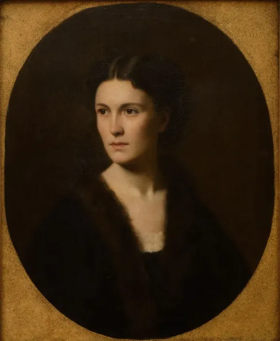 Framed Print : Portrait of Olga Pavlovna Orlova, nee Krivtsova Framed Print : Portrait of Olga Pavlovna Orlova, nee Krivtsova