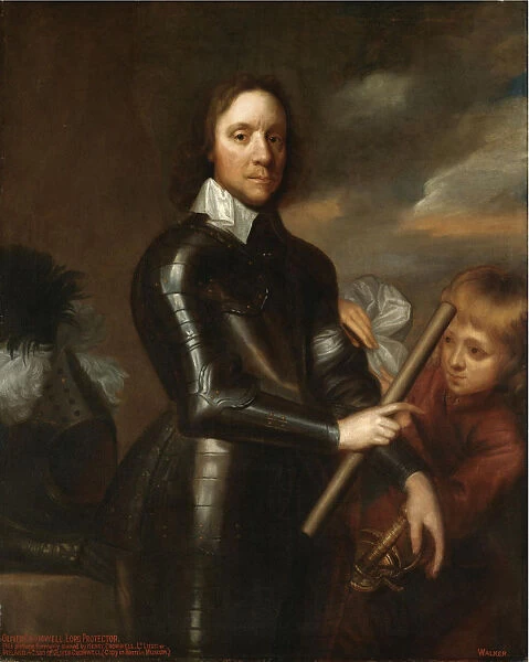 Portrait of Oliver Cromwell (1599-1658). Artist: Walker, Robert (1599?1658)