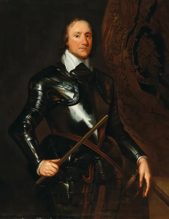 Framed Print : Portrait of Oliver Cromwell (1599-1698). Creator: Walker, Robert (1599-1658) Framed Print : Portrait of Oliver Cromwell (1599-1698). Creator: Walker, Robert (1599-1658)