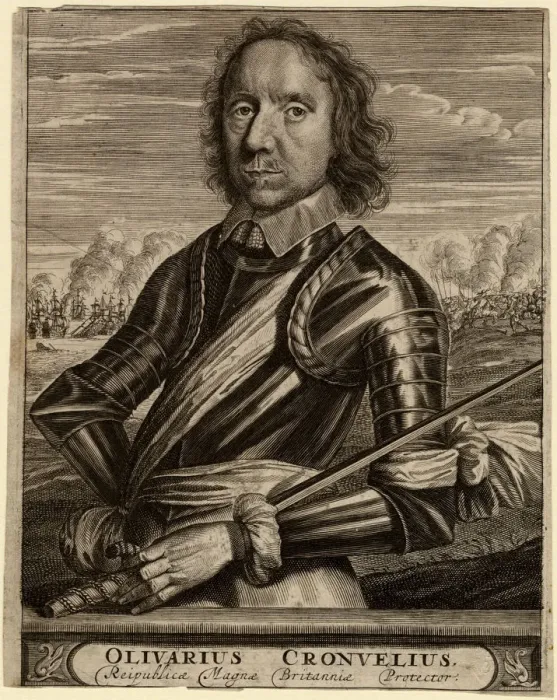 Framed Print : Portrait of Oliver Cromwell, 1653. Artist: Anonymous Framed Print : Portrait of Oliver Cromwell, 1653. Artist: Anonymous