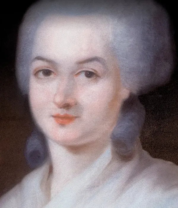 Framed Print : Portrait of Olympe de Gouges (Detail), Late 18th century. Artist: Kucharski, Alexandre (1741-1819) Framed Print : Portrait of Olympe de Gouges (Detail), Late 18th century. Artist: Kucharski, Alexandre (1741-1819)